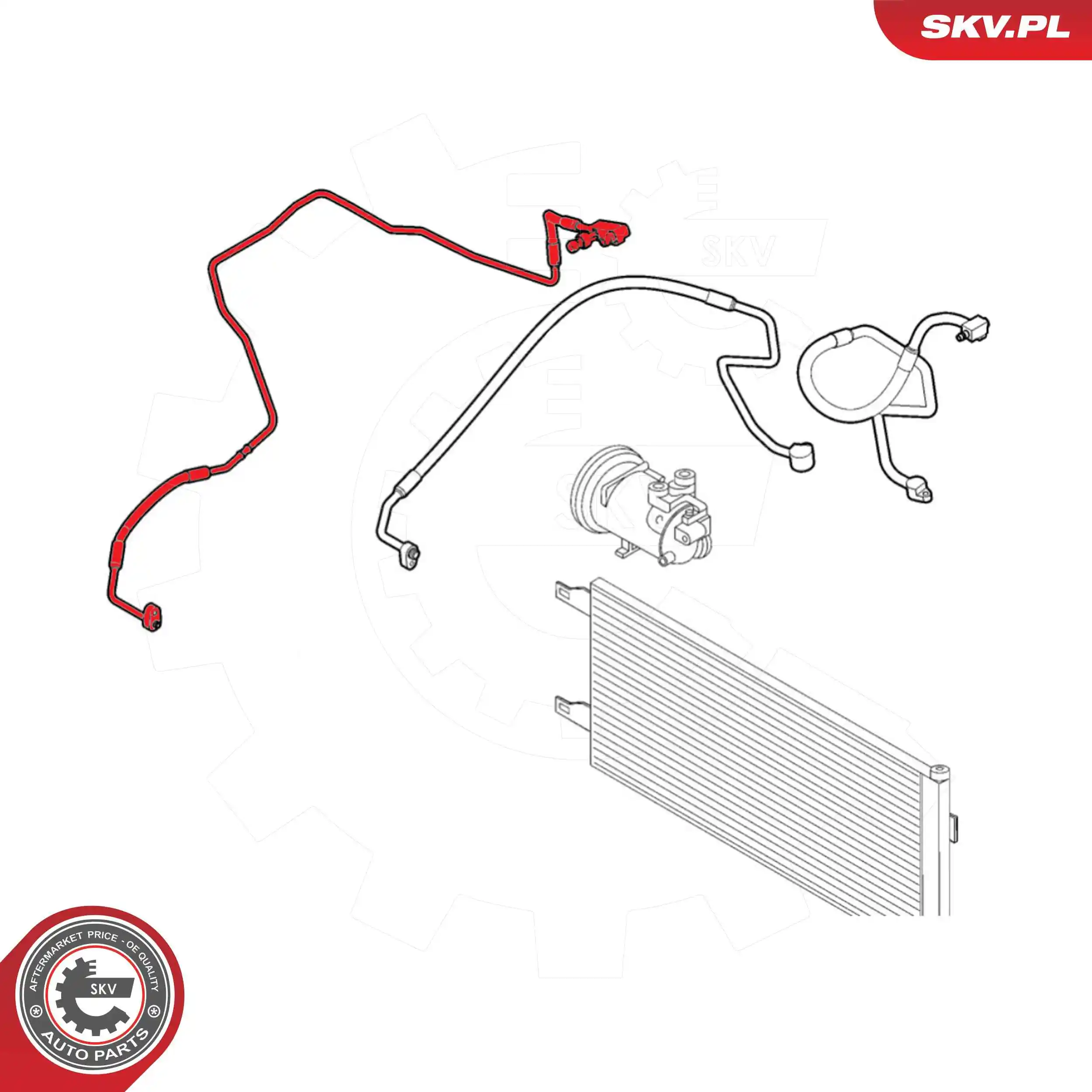 High/Low-pressure Line, air conditioning